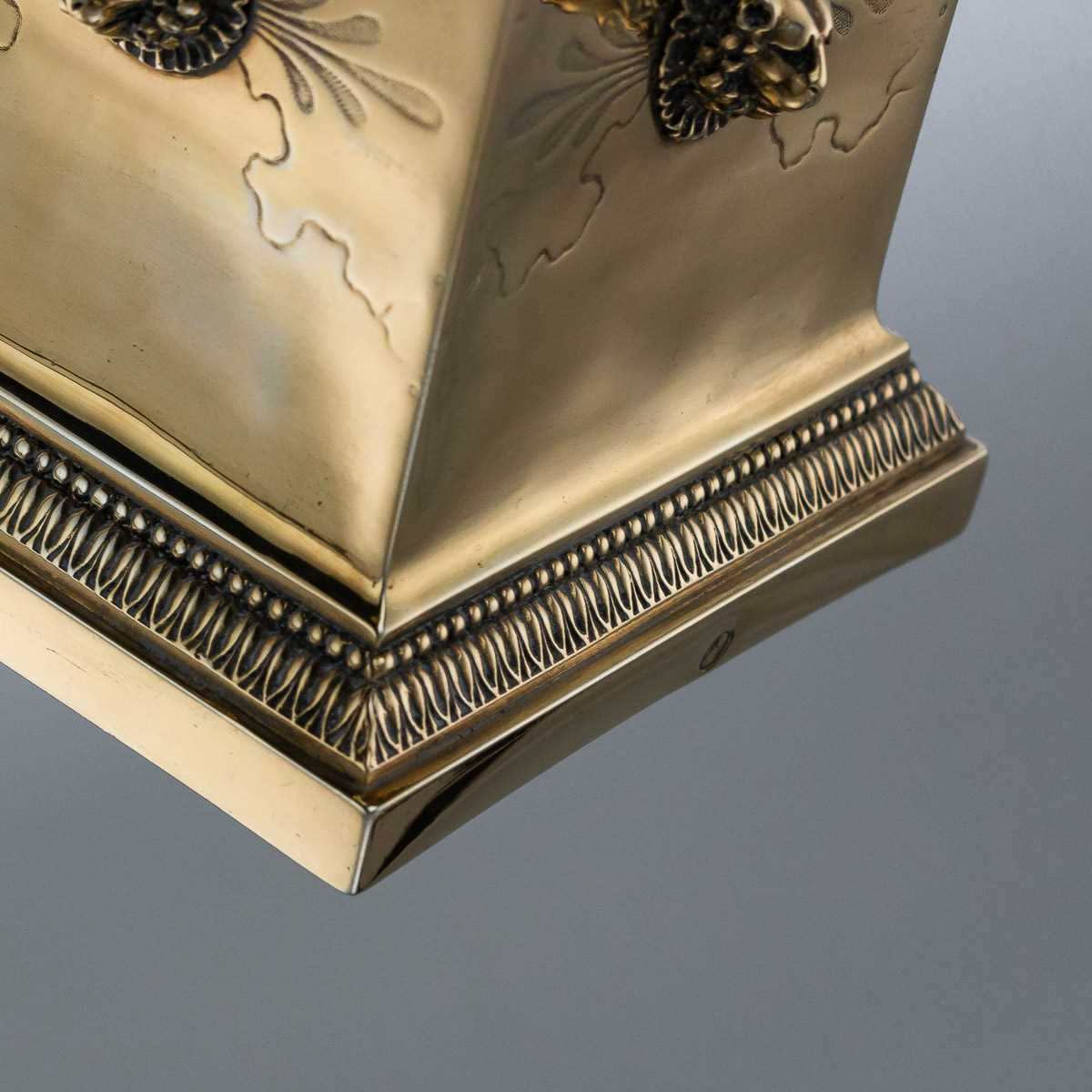 AN EARLY 19TH CENTURY SILVER GILT URN BY MARC JACQUART, PARIS - Image 11 of 19