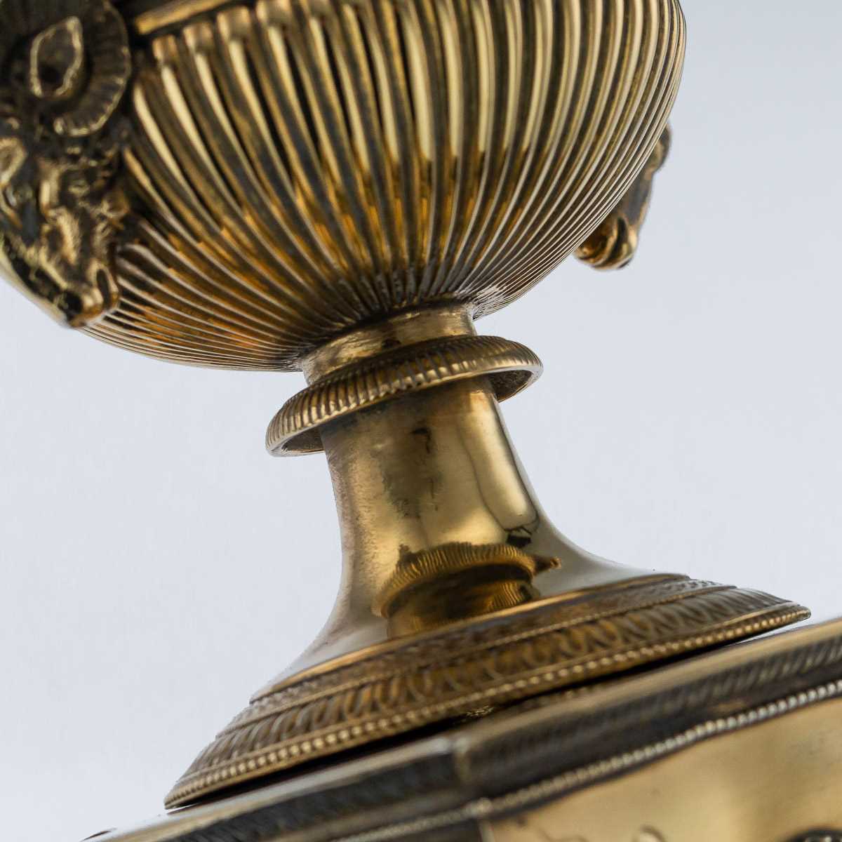 AN EARLY 19TH CENTURY SILVER GILT URN BY MARC JACQUART, PARIS - Image 9 of 19