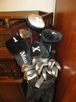 Golf Bag with Solar and Other Clubs