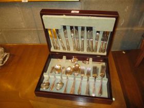 Cooper Ludlum Canteen of Silver Plated Cutlery, 6 place setting