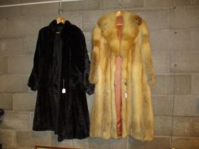 Fox and Mink Fur Coats