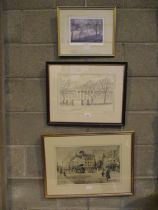 James McIntosh Patrick and DP MacDonald Prints of The High School of Dundee, along with a CGL