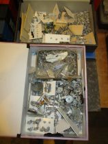 Six Boxes of Metal Model Soldiers etc
