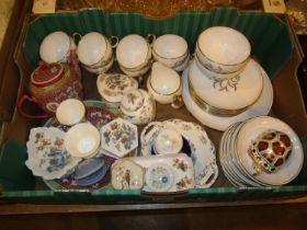 Royal Crown Derby Tortoise Paperweight, Royal Stafford Tea China and Other Ceramics