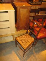 Edwardian Bedside Cabinet and Bedroom Chair