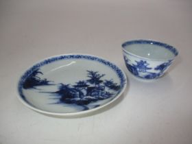 18th Century Nanking Cargo Tea Bowl and Saucer