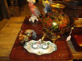 Electric Samovar, 4 Beneagles Bottles and a Restored Wemyss Inkwell