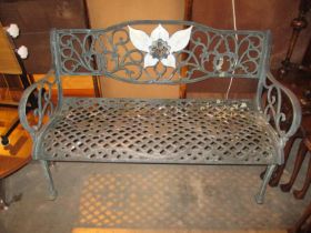 Cast Metal Garden Bench