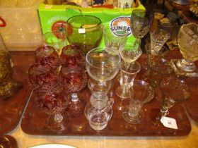 Selection of Glasswares