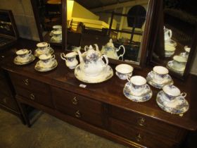 Royal Albert Moonlight Rose 22 Piece Tea Set