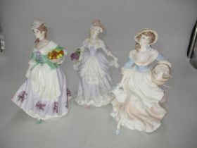 Three Compton & Woodhouse Figures, Lavender Sweet Lavender 1592/9500, Oranges and Lemons 236/9500,