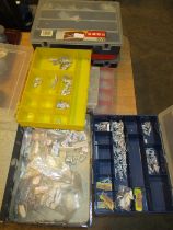 Eight Boxes of Metal Model Soldiers etc