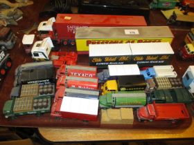 Three Articulated Lorries and Other Die Cast Lorries