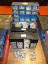 Eight Plastic Boxes of Metal Model Soldiers etc