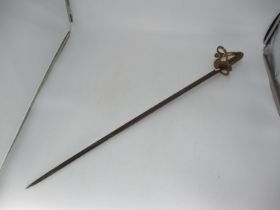 Military Type Dress Sword having a Shagreen Handle