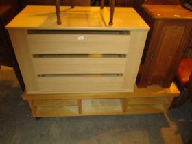 Modern Chest of 3 Drawers and an Entertainment Unit
