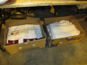 Two Boxes of Vintage Linen
