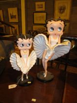 Two Betty Boop Figures