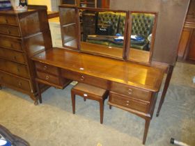 Stag Minstrel Dressing Table with Stool