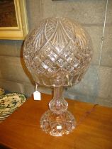 Large Crystal Table Lamp, 43cm high