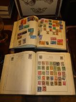 Albums and Box of Stamps
