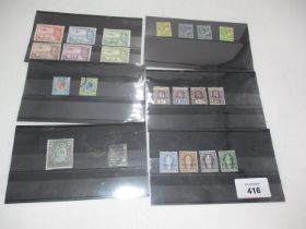 Twenty Two British Commonwealth Stamps Covering The Reigns of QV to KGVI. Total Catalogue Value £