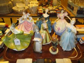 Five Royal Doulton Figures, Lladro, Hummel and Other Figure