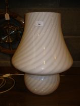 Large Decorative Glass Lamp