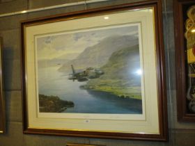 Gerald Coulson, Signed Print, Thunder In The Hills