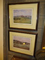 Donald M Shearer, 2 Signed Prints, St Andrews Home of Golf and The Seventeenth Kings Course