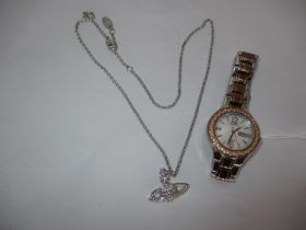 Vivienne Westwood Necklace and a Casio Sheen Watch