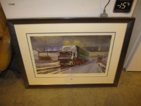 Alan Fearnley Signed Print Winter