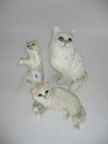 Three Beswick Cats, Nos. 1883, 1876, 1867