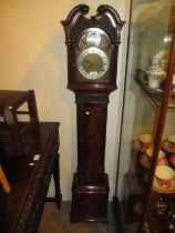 Early 20th Century Mahogany Grandmother Clock