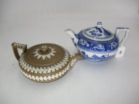 Spode and Wedgwood Fallow Deer Teapots