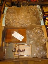 Two Boxes of Crystal, Jewel Box and 2 Newton's Cradles