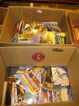 Two Boxes of Commando Comics