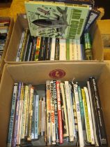 Two Boxes of Books Military Aircraft etc