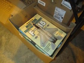 Five Boxes of Aircraft Books and Magazines, Records etc