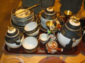 Japanese Porcelain Tea Set and Other Items