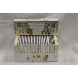 A BOXED COMPLETE COLLECTION OF BEATRIX POTTER WORLD OF PETER RABBIT SET OF BOOKS