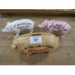 ***THREE PIG MONEY BANKS**