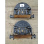 ***TWO ST PANCREAS WC ROLL HOLDERS**