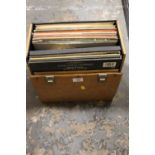A CASE OF LP & SINGLE RECORDS TO INC FRANK SINATRA AND RAY CONIFF