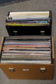 TWO CASES OF LP RECORDS TO INC TONY BENNETT, RAY CONIFF ETC