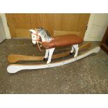 A MODERN SMALL ROCKING HORSE