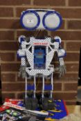 A MECCANO MECCANOID 2.0 PERSONAL ROBOT TOGETHER WITH A MECCANO PLAYSET (2)