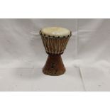A TRADITIONAL AFRICAN BONGO DRUM