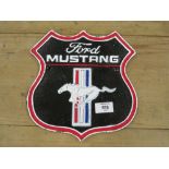 ***A FORD MUSTANG PLAQUE**
