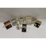 A SELECTION OF ASSORTED CUFFLINKS ETC TO INCLUDE A HALLMARKED 9CT GOLD TIE PIN, APPROX WEIGHT 1.8